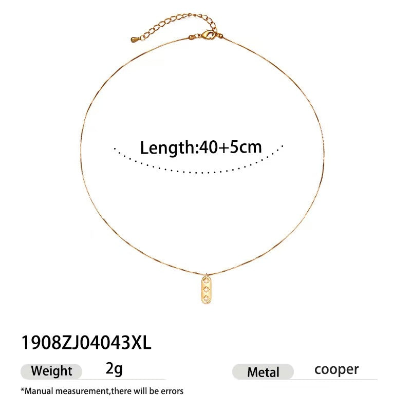 Necklace women's collarbone chain