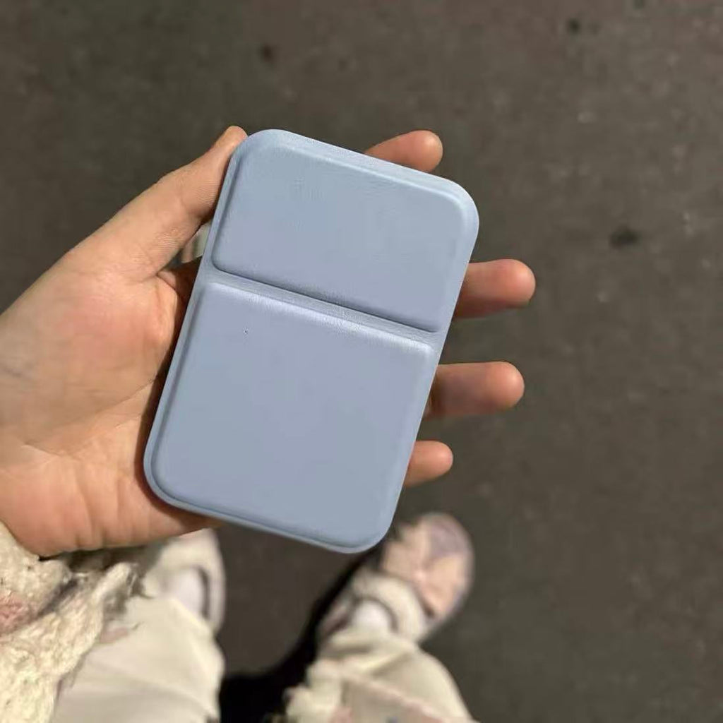 lether Foldable Makeup Mirror, Women Mini Mirror, Small Pocket