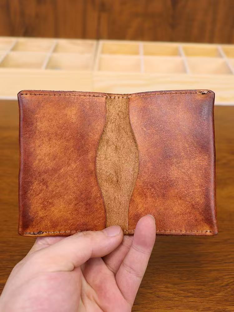 card holder slim bank card wallet card cowhide card case