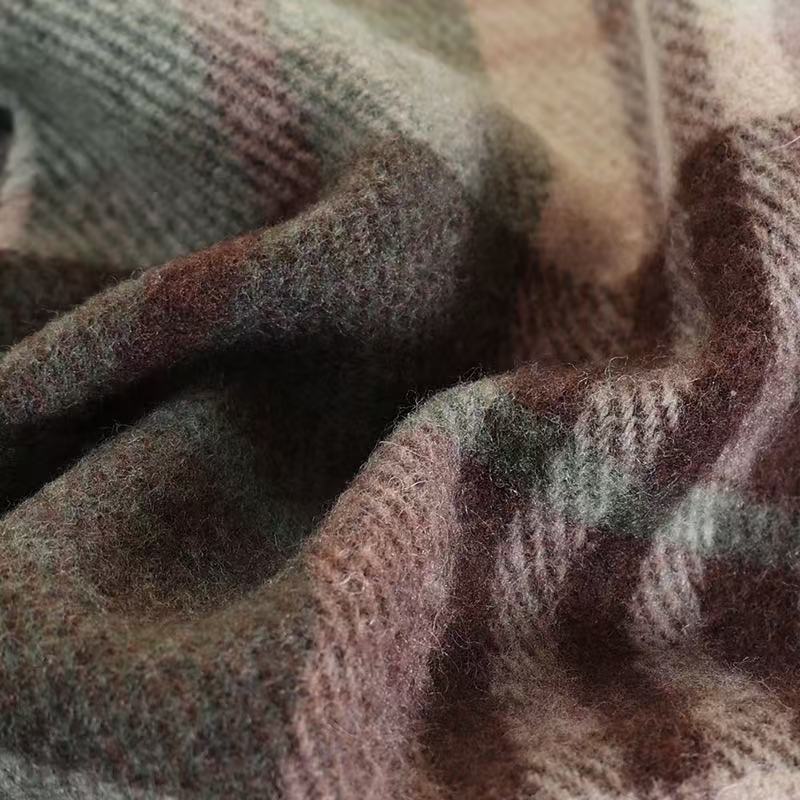 Classic British Tartan Scarf  Premium Australian Wool Unisex Winter Wrap for Men & Women