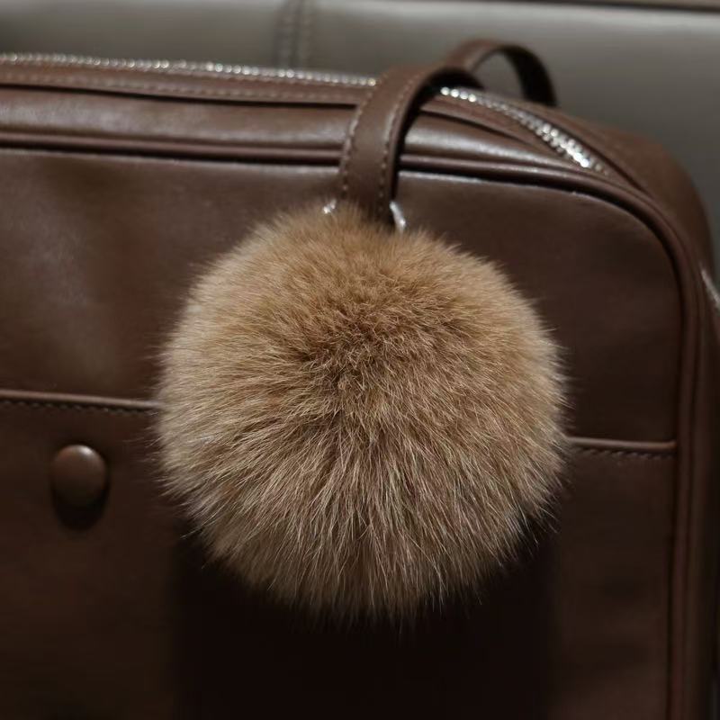 ぬいぐるみバッグチャームキーホルダー 心地よい冬用ソフトチャーム