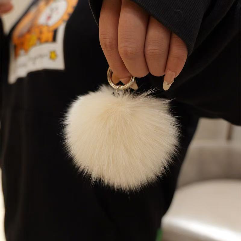 Plush bag charm Keychain Cozy Winter soft Charm