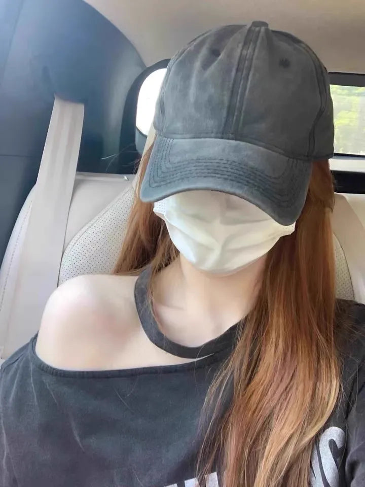 Retro baseball cap men women hat n caps hats old baseball cap