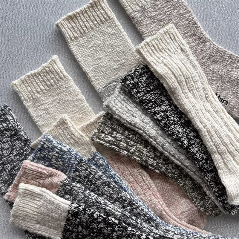 export socks for women, niche styleaccessible luxuryknee socks socks for women, fashion thick thread knitting socks