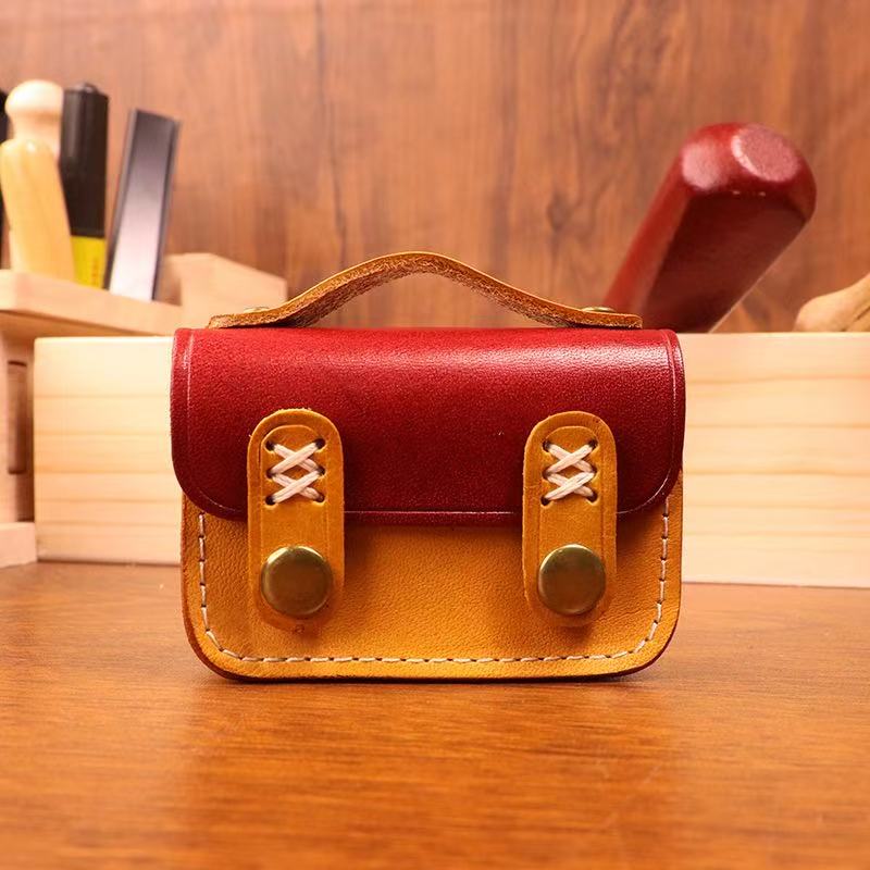 new mini charm bag cowhide versatile shoulder & crossbody pouch for earphone