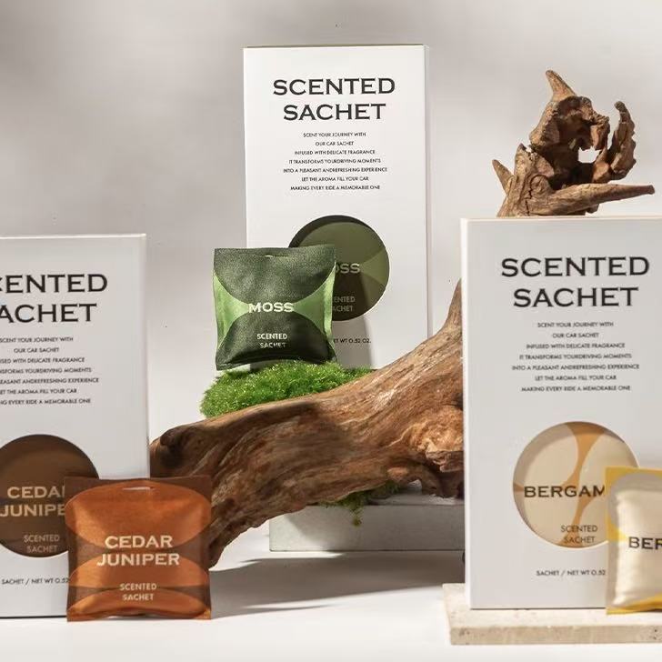 Perfume Scented Sachet Closet or car 4pcs